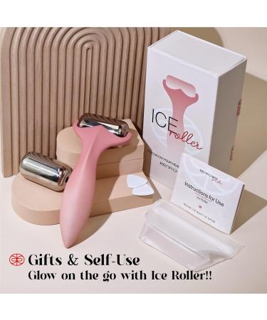 Rena Chris Ice Roller for Face & Body | Stainless Steel Roller Heads for Cooling Relief | Clear Skin & Puffiness Massage Tool - Buy Online on SooperMarket.com