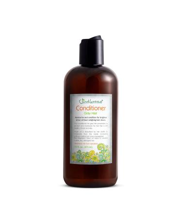 Just Nutritive Gray Hair Conditioner | Gray Hair Treatment | Just Natural Hair Care | Natural Conditioner 16 Oz.