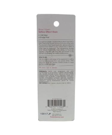 Flower Beauty Brow Vixen Tattoo Effect Stain - Blonde | Smudge Proof, 12 Hr Wear Brow Makeup with Aloe Vera & Vitamin E - Buy Online on SooperMarket.com