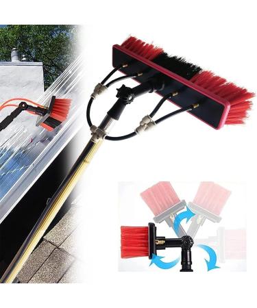 Water Fed Pole Kit Water Fed Brush Water Fed Pole Kit Window Cleaning Pole Water/Hose Fed Pole Window Cleaning Brush Equipment (12ft)