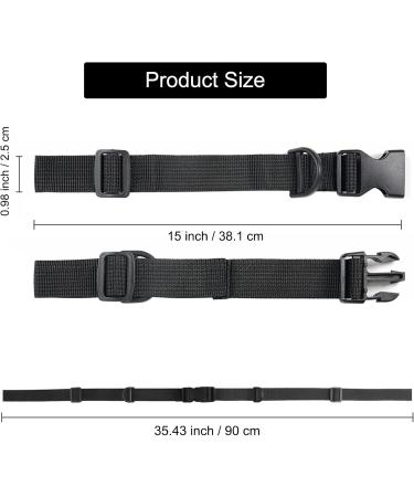Adjustable Chest Strap Backpack - Quick Lock Belt for Climbing Jogging & Travel | 2 Pieces - Buy Online on SooperMarket.com