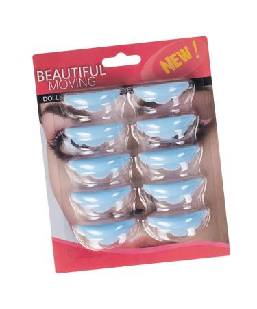 DASHIELL Silicone Eyelash Lift Pad 5 Pairs Lash Lifting Eye Pads - Reusable Silicone Eyelash Pad Lash Lift Supplies Lower Pads for Men Skin-Friendly