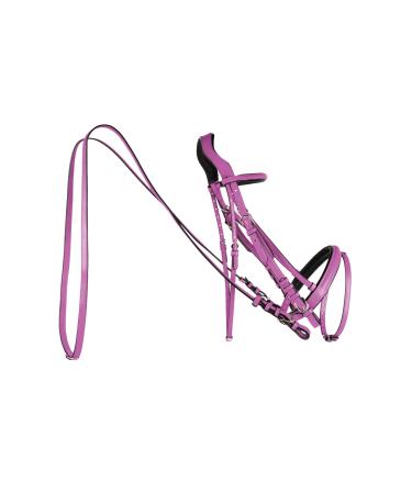 indira bridle pro (Cob - small horse Pink 02) Cob - small horse Pink 02