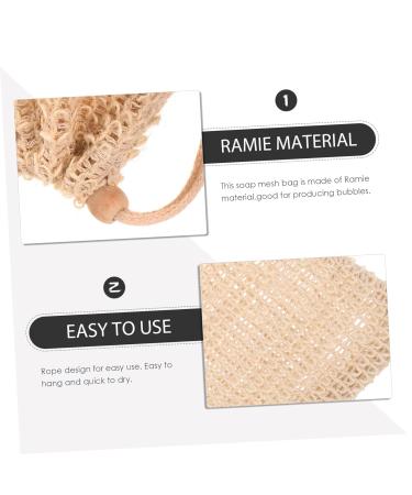 FRCOLOR 30 Pcs Bubble Net Soap Foaming Bags | Eco-Friendly Loofah Pouch & Sisal Soap Saver | Perfect for Handmade Soap & Easy to Hang - Buy Online on SooperMarket.com