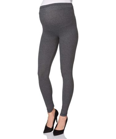 SOFTSAIL Maternity Leggings - Graphite High Waisted Belly Support Pants for Pregnancy - Buy Online on SooperMarket.com