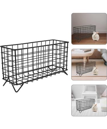 POPETPOP Metal Rabbit Hay Feeder - Convenient Iron Bunny Cage Accessory - Buy Online on SooperMarket.com