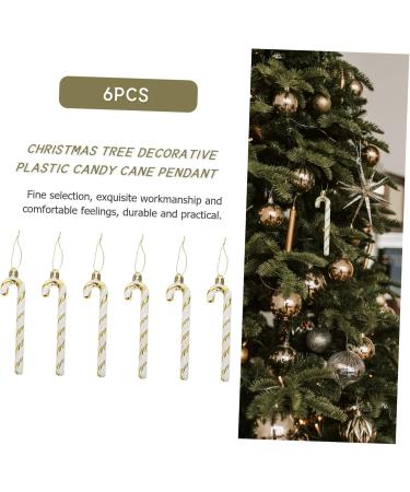 Cabilock Artificial Garland 18 Pcs Crutch Pendant Children s Toys Christmas Hanging Ornaments Candy Crutch Christmas Pendant Set - Buy Online on SooperMarket.com