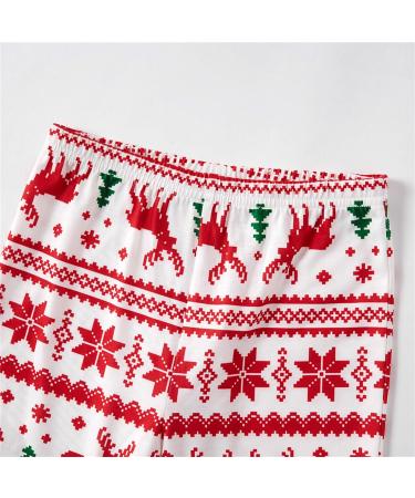 PatPat Family Christmas PJs Set - Reindeer & Snowflake Patterned Sleepwear for Couples & Kids XL Red/White - Buy Online on SooperMarket.com