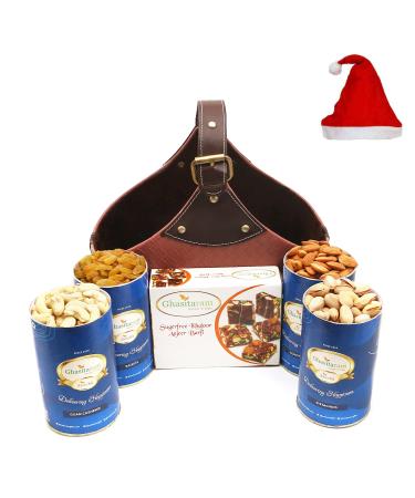 Jaiccha Ghasitaram Christmas Gifts Buckle Basket Big of 4 Cans and Sugarfree Bites Big of 4 Cans and Sugarfree Bites Cap
