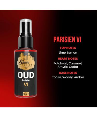 the shave factory After Shave Cologne - a fragrant essence for perfect aftershave care for a long-lasting feeling of freshness and comfort (1.69 fl. oz (50ml) Oud VI Parisien) Oud VI Parisien 1.69 Fl Oz (Pack of 1) - Buy Online on SooperMarket.com