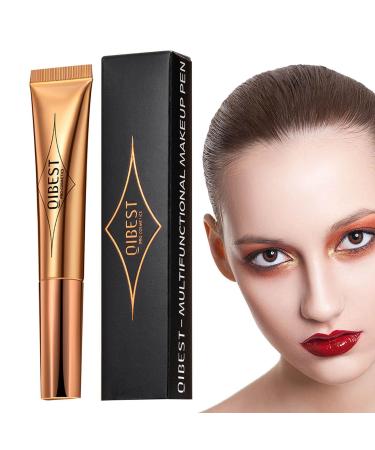 Liquid blush for the cheeks creamy Rouge highlight pencil waterproof sheer glow buildable color contouring pen Rouge and mixable highlighter make-up stick for the face VigCebit 4#