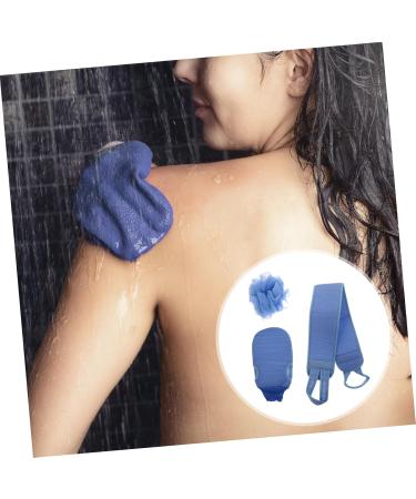Buy NOLITOY 2pcs Bath Set - Shower Bottles Spa Gloves & Back Scrub Towel | International Shipping Available - Buy Online on SooperMarket.com