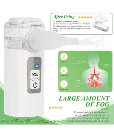 Portable Handheld Nebulizer for Adults/Children - Asthma Inhalador for Travel - Buy Online on SooperMarket.com