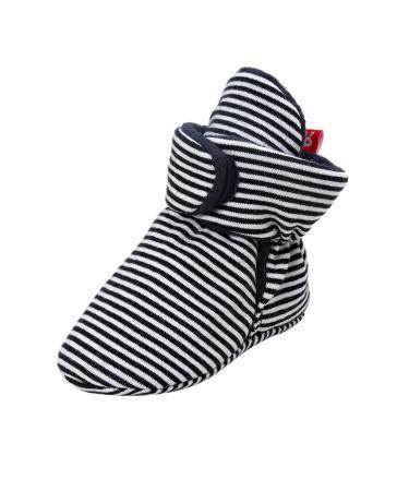 TMEOG Baby Booties Slippers Infant Boots Newborn First Walking Shoes Baby Winter Sock Crib Shoes for Boys Girls 0-18Months 0-6 Months A Striped