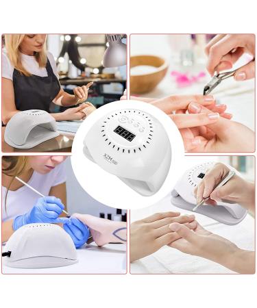 168W UV LED Nail Lamp | Quick-Drying Nail Dryer with 4 Timers | Automatic Sensor UV Light for Nails | Ideal for UV Resin & Gel Polish - Buy Online on SooperMarket.com