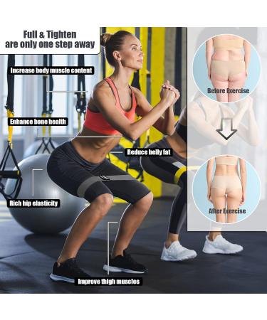 Hurdilen Exercise Loop Bands Resistance Bands Set with 3 Resistance Levels of Workout Bands and Carrying Case and Workout Manual Support for Gym Pilates Yoga Crossfit Muscle Building etc. (Black Grey Light Grey) - Buy Online on SooperMarket.com