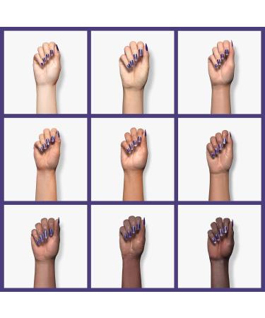 28g/Box Purple Dipping Powder - No Lamp Cure, Gel-Like Nails, Natural Dry - Nail Salon Quality - HJ-ND064B-No.56 - Buy Online on SooperMarket.com