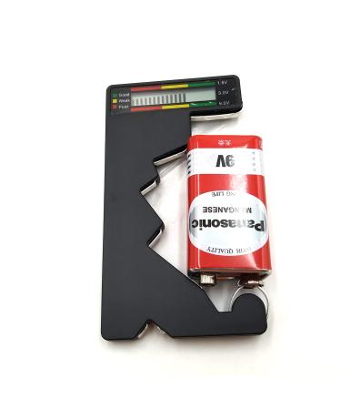 Battery Tester Battery Checker for Types of Battery AA AAA C D N 9V 1.5V Button Cell Batteries
