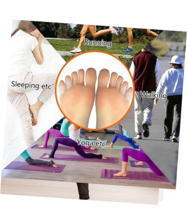 PLAFOPE 10pcs Silicone Toe Covers & Separators - Big Toe Protectors for Men - Mild White - 3x2.5cm - Buy Online on SooperMarket.com
