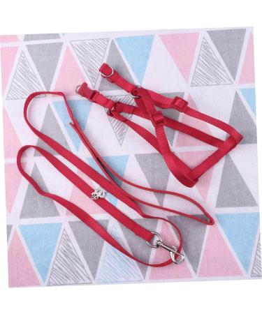 Balacoo Flight Harness for Cockatiels Parrot Harness Training Parrot Bird Harness Parakeet Cinch Belt Birdemic Parrot Accessories Birds Leash Bird Collars Small Parrot Strap Red - Buy Online on SooperMarket.com