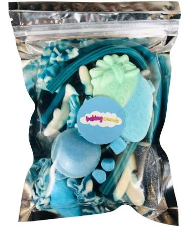 Fathers Day Pouch Blue Retro Sweets Gift Bag Assorted Sweet Pick N Mix Candy 200g Birthday Baby Shower Treat - Buy Online on SooperMarket.com