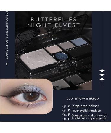 Smoky Eye Shadow Palette - Matte & Pearlescent Waterproof Eyeshadow for Long-Lasting Cool Daily Makeup - Buy Online on SooperMarket.com