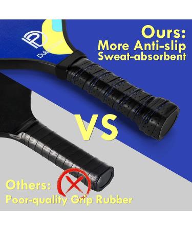 DULCE DOM Pickleball Paddles Set - USAPA Approved, Fiberglass Surface Racket with Balls & Bag, Ideal Training Equipment for Men & Women - Buy Online on SooperMarket.com