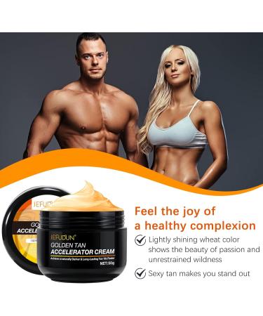 Tanning Accelerator 50g Tan Accelerator for Sun Instensive Brown Tanning Gel Premium Bronzer Cream Effective in Sunbeds & Outdoor Sun Achieve a Natural Tan with Natural Ingredients - Buy Online on SooperMarket.com