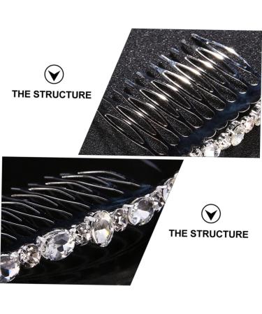 Mikinona 1 PC Hair Comb Handmade Hair Decor Exquisite Headwear Alloy Hair Decor Fashion Hairpin Hair Accessory - Buy Online on SooperMarket.com