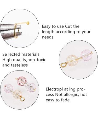 PandaHall 2000pcs Jewelry Head Pins - Iron Flat Head Beading Pins for DIY Earrings & Bracelets - 5 Colors, 0.78/1.18/1.37/1.81 Inch - Buy Online on SooperMarket.com