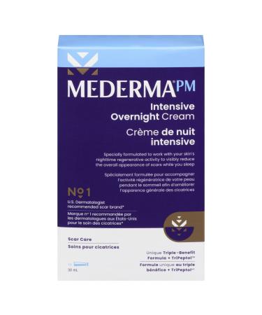 Mederma PM Intensive Overnight Scar Cream | Reduces the appearance of Old & New scars while you sleep 30g Intensive Overnight Scar Cream 30 grams