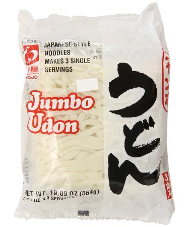 Myojo Jumbo Udon Noodles, No Soup, 19.89 Ounce