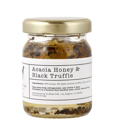 TRUFFLES USA Acacia Truffle Honey 2.47oz 70g - Imported from Italy | Specialty Truffle Jar | Vegetarian and Gluten Free - Buy Online on SooperMarket.com