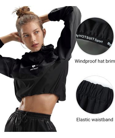 HOTSUIT Women's Sauna Suit for Weight Loss & Workout | Black | X-Large - Buy Online on SooperMarket.com