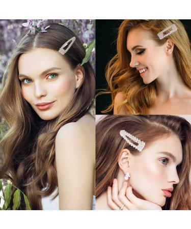 20Pcs Pearl Hair Clips for Women - Elegant Hairpins & Barrettes for Weddings & Valentine's Day Gifts - Buy Online on SooperMarket.com