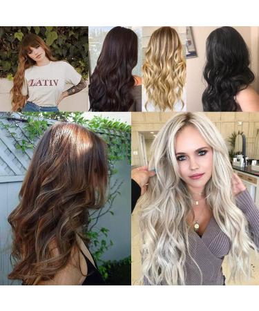 prinfantasy Cruly Hair Extension Fiber Line Metal buckle Adjustable Invisible Long Wavy Seamless NO Clips in 22inches Hairpiece for Gift Daily Party Cosplay Use MW237 GBMW237 22 inch - Buy Online on SooperMarket.com
