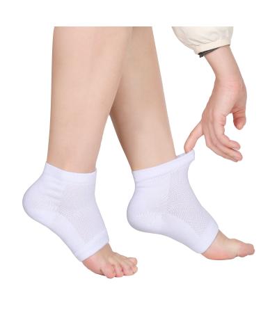 Heel Socks for Dry Cracked Skin - Soft Ventilated & Moisturizing - 3 Pairs for Ultimate Comfort - Buy Online on SooperMarket.com