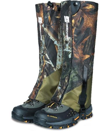 Aedcbaide gaiters for men 900d oxford waterproof raingaps with TPU foot belt ultra-light boots gaiters leg protection snow hiking accessories for hiking hunt 2