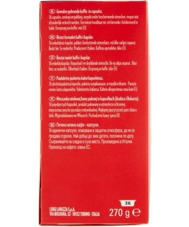 Lavazza A Modo Mio Crema e Gusto Espresso Coffee Pods - 36 Capsules - Buy Online on SooperMarket.com