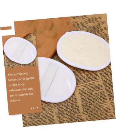 8 Pcs Natural Loofah Pads - Exfoliating Bath & Face Sponges for Oil Removal | International Shipping - Buy Online on SooperMarket.com