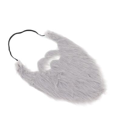 Halloween Party Fake Beard Costume Face False Beard Male Fake Whisker for Party Supplies Gray