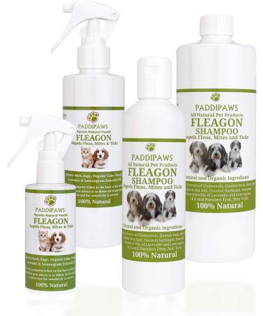 100% Natural Flea Shampoo for Dogs - Natural Flea Away Shampoo - Flea Shampoo for dogs to kill Fleas and Eggs - Safe Chemical Free - Natural Dog Flea Shampoo - Buy Online on SooperMarket.com
