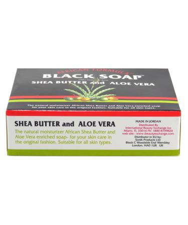 African Formula Black Soap 3.5oz with Shea Butter & Aloe Vera (6 Pack) - 103ml x 6 - Buy Online on SooperMarket.com
