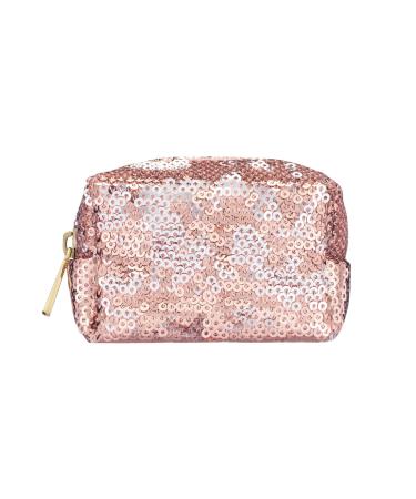 Pinch Provisions Minimergency Kit, For Her, Includes 17 Must-Have Emergency Essential Items, Compact, Multi-Functional Pouch, Gift for Parties and Birthdays (Rose Gold)