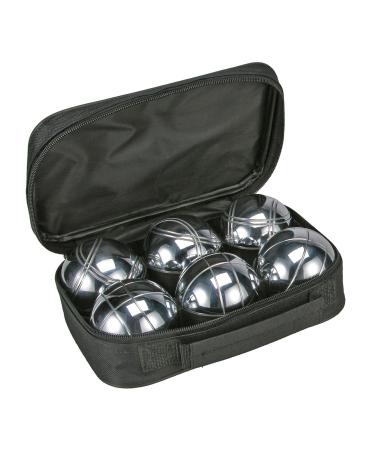 Boule Set Boccia Set 6X 720g Metal Balls Boule Balls Petanque Tape Measure Bag