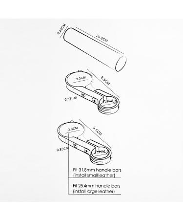 Kbrotech Bike Handlebar Extender - Double Carbon Fiber Mount with Aluminum Alloy Bracket - Buy Online on SooperMarket.com