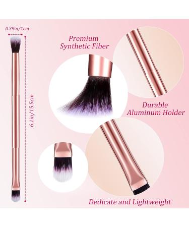 24 Pcs 2 in 1 Eyeshadow and Concealer Brush Set for Makeup Application - Buy Online on SooperMarket.com