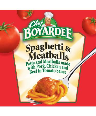 Chef Boyardee Spaghetti and Meatballs 14.5 oz - 24 Pack | Convenient Bulk Buy - Buy Online on SooperMarket.com