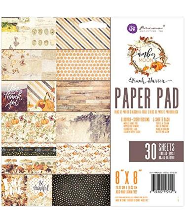 Prima Marketing Amber Moon-8X8 Paper Pad