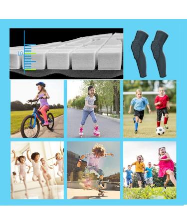 TUOY Kids Youth Elbow/Knee Pads Padded Compression Arm/Knee Sleeve for Football Basketball Baseball Soccer Protector Gear (1 Pair) X-Large Knee Pads - Buy Online on SooperMarket.com